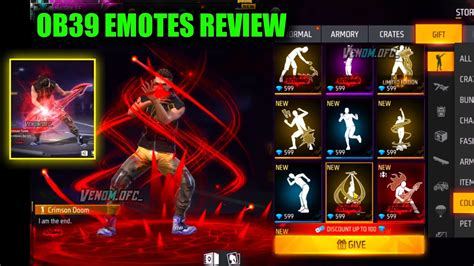 OB39 NEW EMOTES FREE FIRE TOP 10 CHANGES IN FREE FIRE AFTER OB39