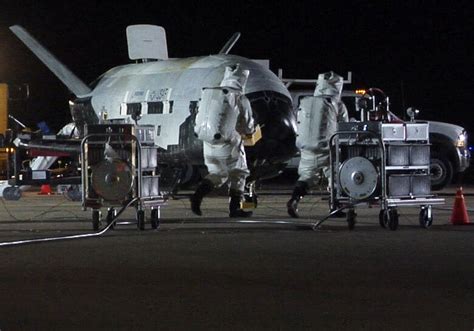 X 37B Orbital Test Vehicle Lands At Vandenberg AFB Vandenberg Space