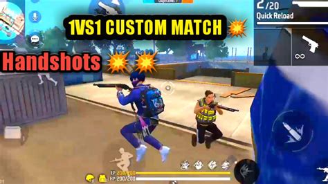 1vs1 Custom 👀 Match Handshots 💥💥new Video Video Free Fire Highlights