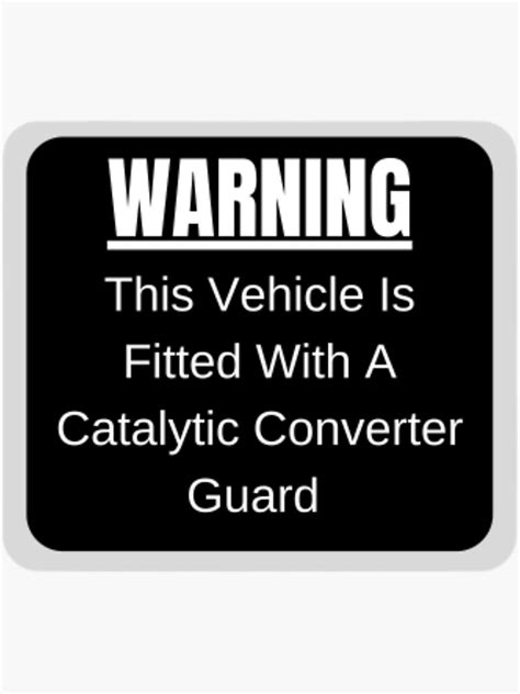 Catalytic Converter Sticker For Sale By Xmystic Redbubble