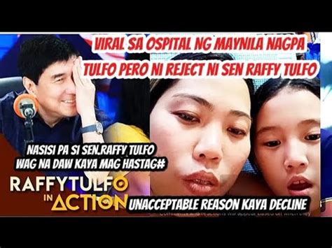 REJECT NI SEN RAFFY TULFO ANG VIRAL SA OSPITAL NG MAYNILA AT NASISIPA