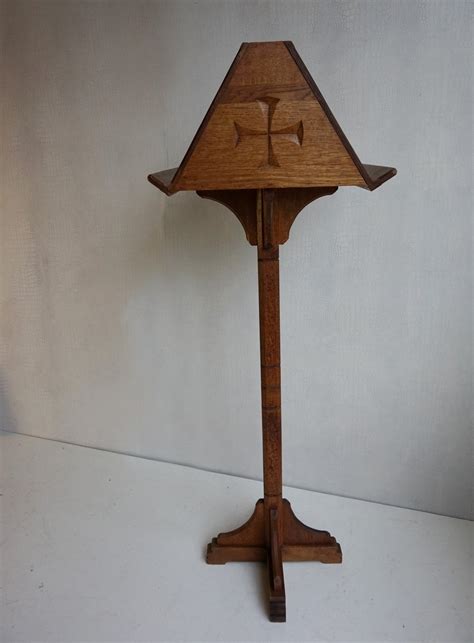 Antique Oak Lectern Book Stand For Sale At Pamono