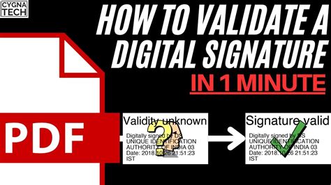 How To Validate Digital Signature In Any Pdf Document Digital