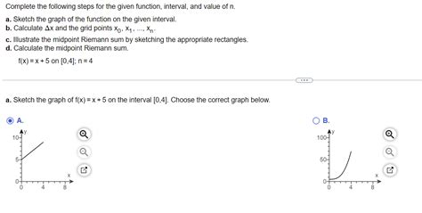 Solved Complete The Following Steps For The Given Function