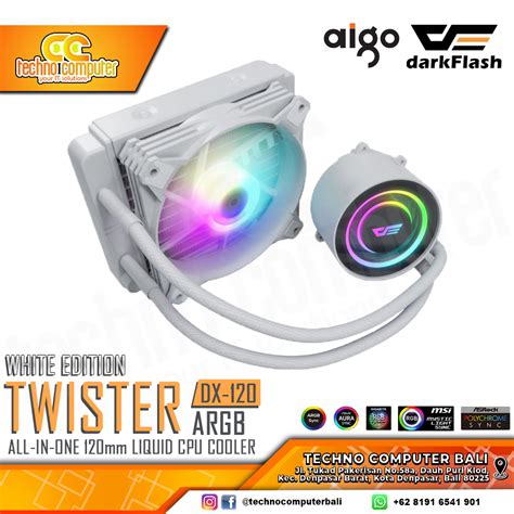 Aigo Darkflash Twister Dx Argb White Edition Cpu Cooler Mm