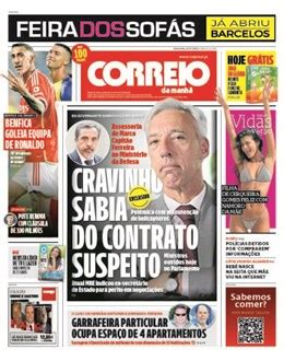 Cm De Hoje Capas Correio Da Manh