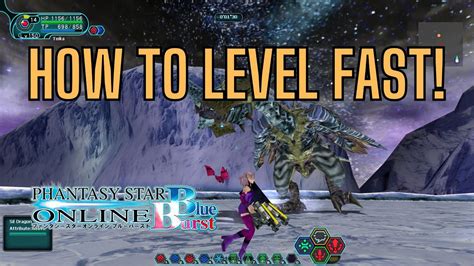 Pso Blue Burst How To Level Up Fast Youtube