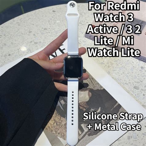 Recommended Liquid Silicone Strap With Metal Case For Redmi Watch