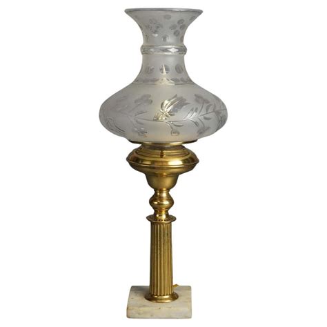 Antique Victorian Cornelius School Brass And Marble Solar Astral Lamp C1840 At 1stdibs