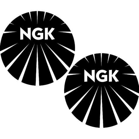 2x Ngk Sparkplugs Logo V3 Racing Sticker Decal Decal Stickers Decalshouse