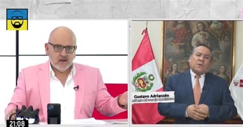 Beto Ortiz Gustavo Adrianz N Pertenece Al Gobierno Del Partido Per