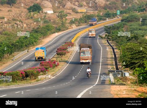 National Highway (NH7) near Hosur, Tamil Nadu Stock Photo - Alamy