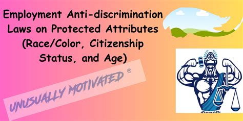 Employment Anti Discrimination Laws On Protected Attributes Race Color