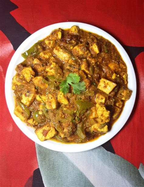 Paneer Shimla Mirch Spicy Curry Stock Image - Image of ground, lunch: 141379559