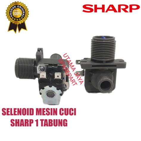 Jual WATER INLET SELENOID MESIN CUCI SHARP 1 TABUNG TOP LOADING Kab