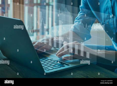 Financial Charts Business Analytics And Intelligence Concept Analysys Of Roi And Finance