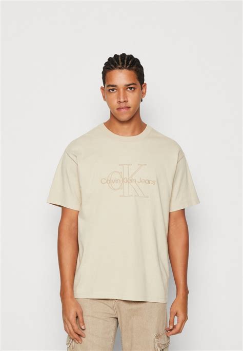 Calvin Klein Jeans Monologo Washed Tee Unisex T Shirt Print Classic