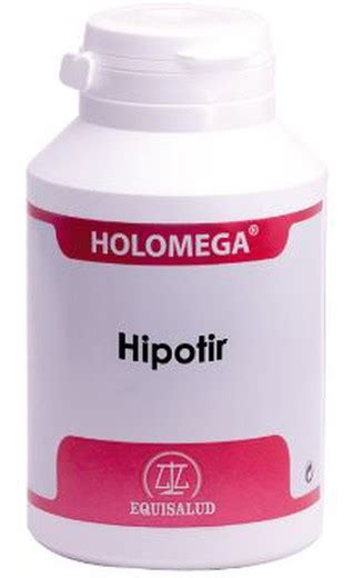 Holomega Hipotir 180 cápsulas de Equisalud 048849 endocrino La