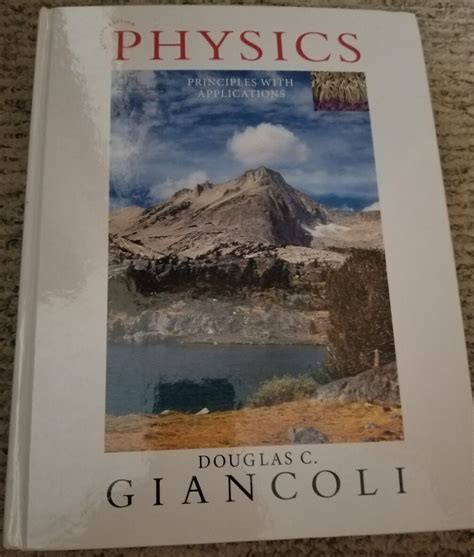 Physics Principles With Applications 7th Edition By Douglas Giancoli 9780321625922 Ebay