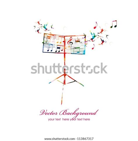 Abstract Music Background Stock Vector (Royalty Free) 113867317 | Shutterstock