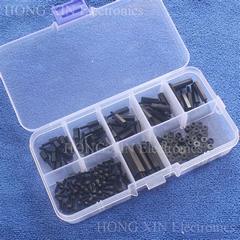 Pcs Lot M Nylon Hex M F Spacers Screws Nut Grandado