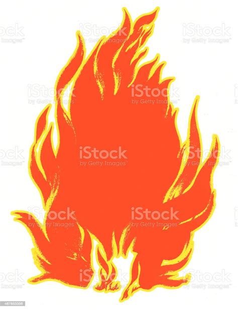 Fire Stock Illustration Download Image Now Fire Natural Phenomenon Flame Illustration