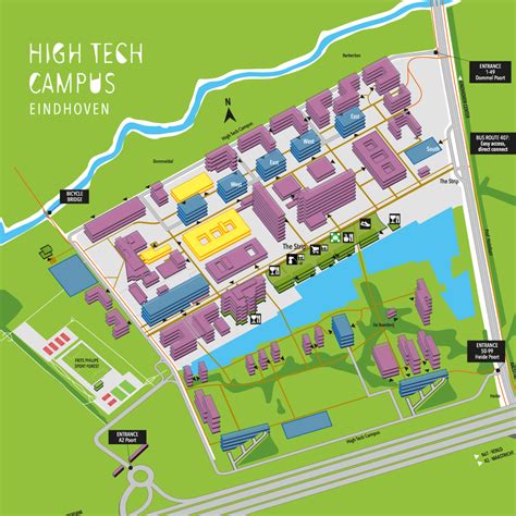 Business locations on High Tech Campus Eindhoven