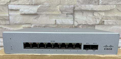 Unclaimed Cisco Meraki MS120 8FP HW 8 Port PoE Managed Switch EBay