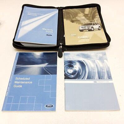 Ford Escape Factory Original Glovebox Owners Manual Book Portfolio