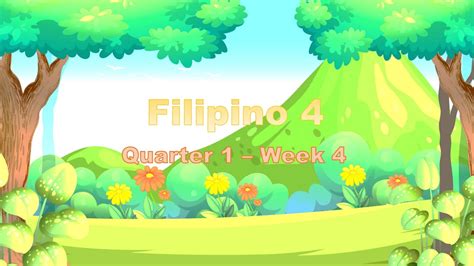 Filipino 4 Quarter 1 Week 4 Pag Unawa Sa Anekdota Wastong Wika At Tekstong Biswal Youtube