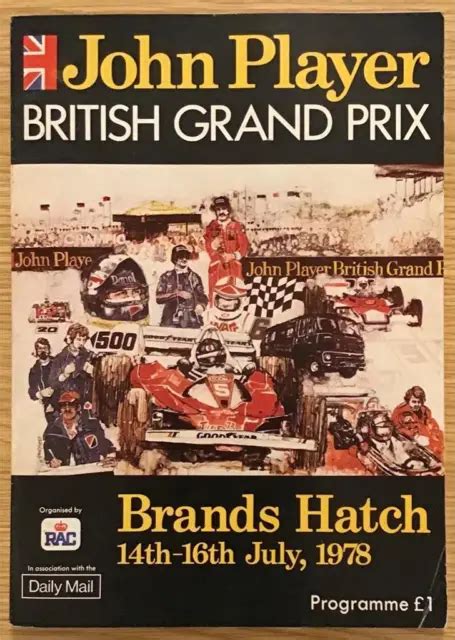 British Grand Prix Jul Brands Hatch Formula One F Official Race