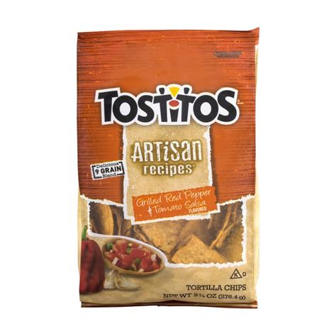 Tostitos Artisan Recipes Tortilla Chips Grilled Red Pepper Tomato