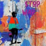 Stop War Boy Graffiti Free Stock Photo - Public Domain Pictures