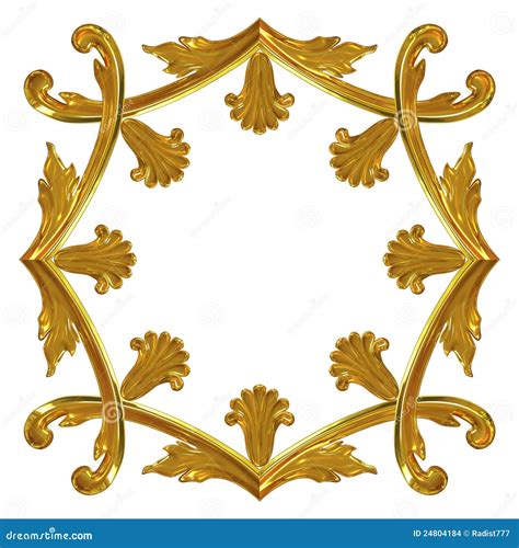 Gold Ornate Stock Illustration Illustration Of Framework 24804184