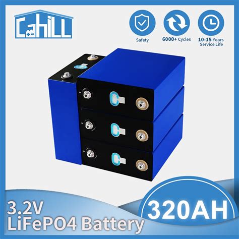 Lifepo4 리튬 철 인산염 배터리 팩 Diy 셀 12v 24v 48v Rv Ev 골프 카트 보트 태양 에너지용 320ah