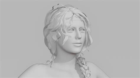 Realistic Female Clarie 3d Model Rigged Cgtrader