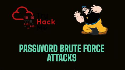 Understanding Password Brute Force Tryhackme Brute Rhackingtutorials