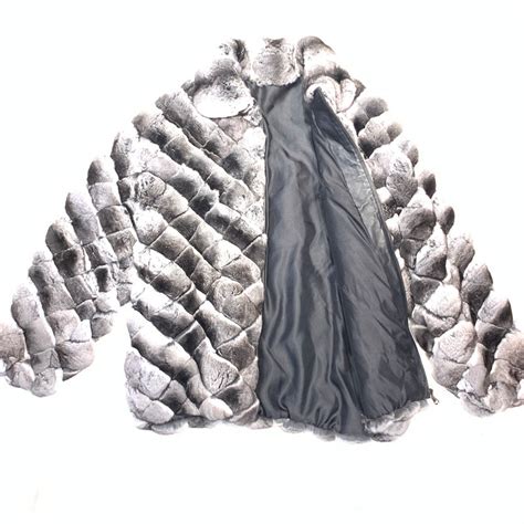 Kashani Mens Diamond Cut Full Chinchilla Coat Dudes Boutique