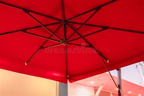 Garden Canopy Patio Umbrella for Protection from the Sun Stock Photo - Image of presentation ...