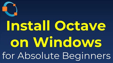 Install Gnu Octave On Windows Youtube