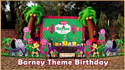 Best Barney Birthday Party Ideas Images Barney Theme Birthday Ideas Party Planner Pakistan