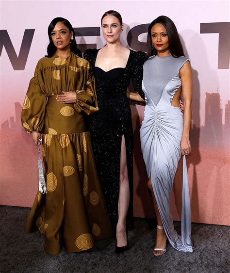 Tessa Thompson Eva Rachel Wood Y Thandie Newton Estreno De La