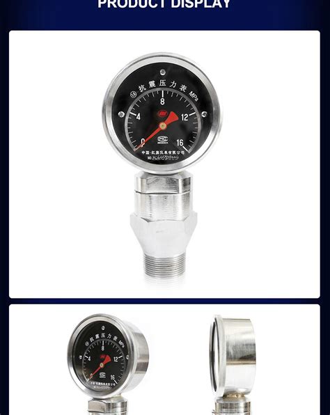 YK 100 Shake Resistance Slurry Pressure Gauge Manufacturers And