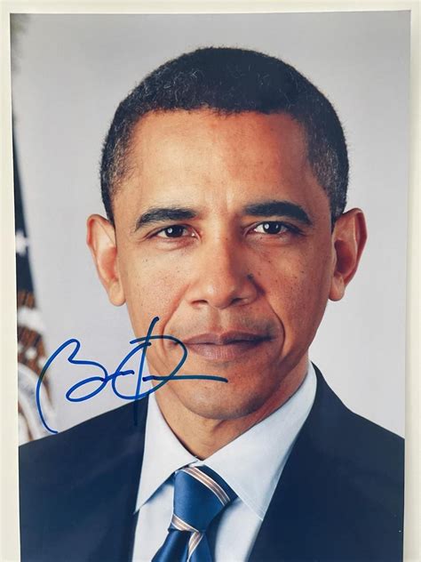 Barack Obama Signed Photo Estatesales Org