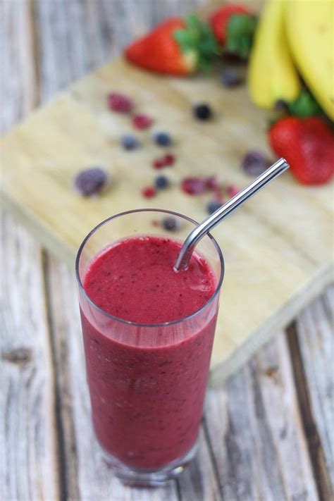 Frozen Mixed Fruit Smoothie The Best Way To Start The Day