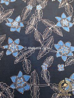 Jual Kain Batik Tulis Warna Alam Indigo Floral Titik Biru THEBATIK CO ID