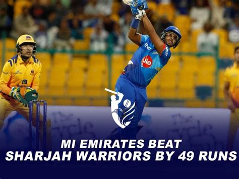 UAEs Muhammad Waseems Sterling Knock Takes MI Emirates Past Sharjah