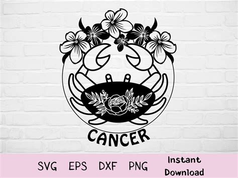 Cancer Svg Zodiac Sign Svg Horoscope Svg Scorpio Svg Etsy