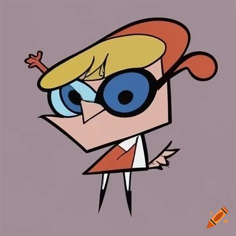 Dexter cartoon character on Craiyon