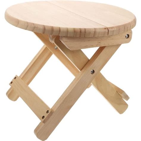 Tabouret Pliant Bois Tabouret Pliant Rond Petit Tabouret En Bois En